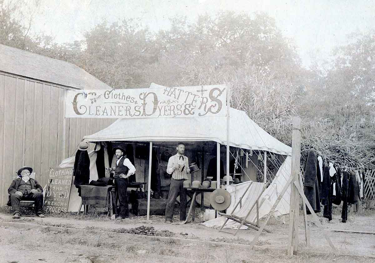 Cleaners and Dyers, circa 1880