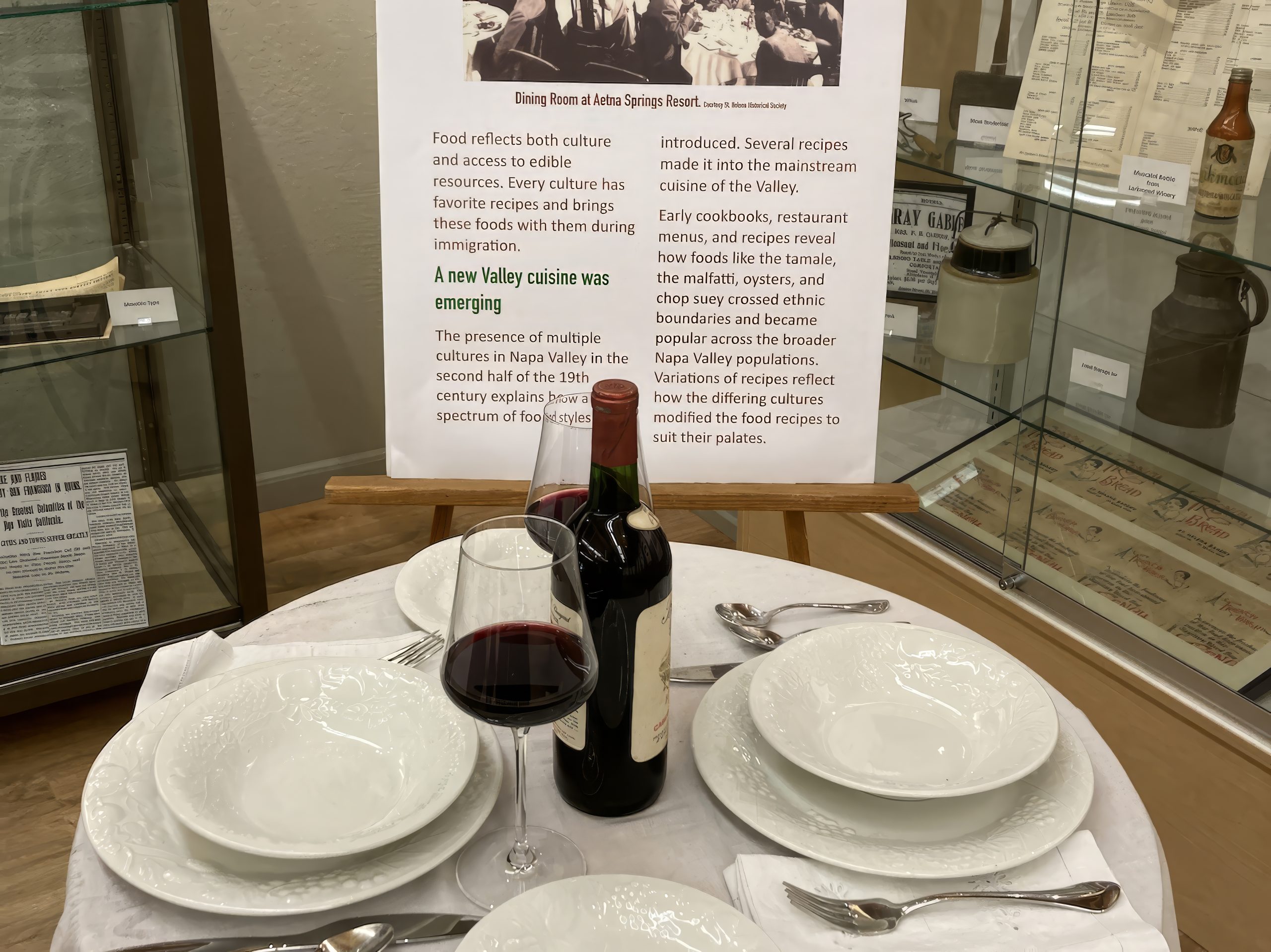 Dinner at the museum