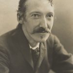 Portrait of Robert Louis Stevenson, photographed by Henry Walter Barnett (public domain)